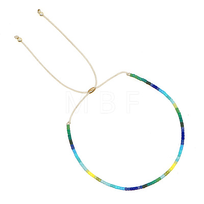 Adjustable Plastic Beaded Slider Bracelets YS6543-1-1