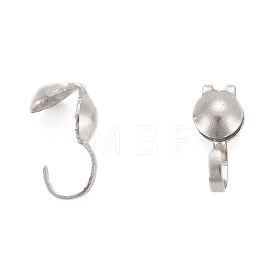 201 Stainless Steel Bead Tips STAS-R063-23-1