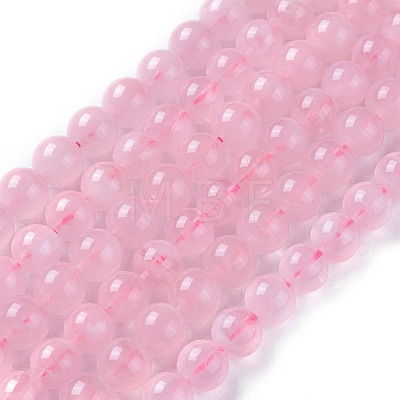 Natural Madagascar Rose Quartz  Beads Strands X-G-F641-01-B-1