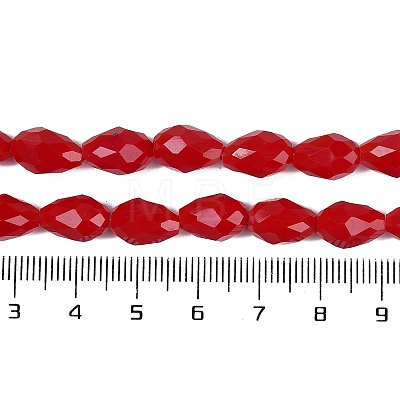 Opaque Solid Color Imitation Jade Beads Strands EGLA-N013-P4mm-D07-1