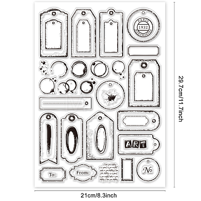 Custom PVC Plastic Stamps DIY-WH0296-0018-1