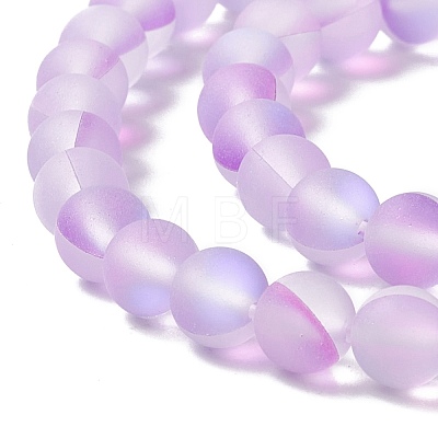 Synthetic Moonstone Beads Strands G-E573-01A-03-1