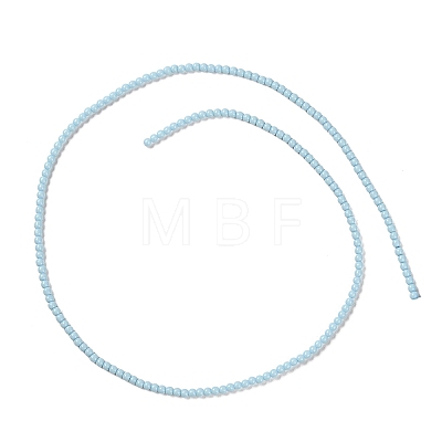 Imitation Jade Glass Beads Strands GLAA-K062-A01-06-1