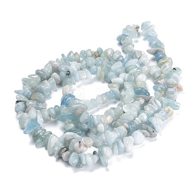 Natural Aquamarine Beads Strands G-F703-10-1