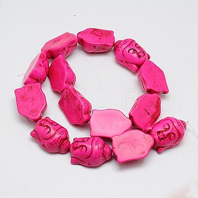 Synthetic Turquoise Beads Strands LS-TURQ-G119-20x29mm-10-1