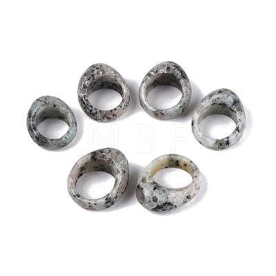 Natural Sesame Jasper Finger Rings for Unisex G-Q601-19C-1