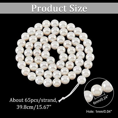  3 Strands Natural Freshwater Shell Beads Strands SHEL-NB0001-43-1