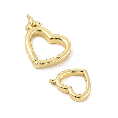 Brass Spring Gate Rings X-KK-P299-08G-1