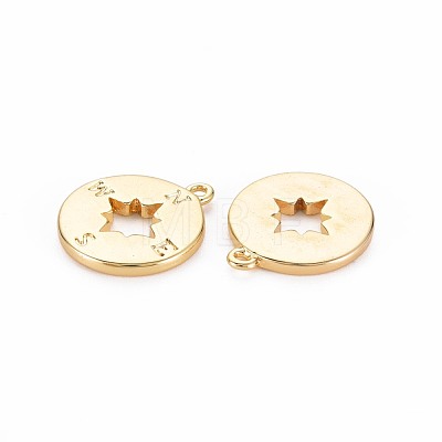 Brass Charms KK-S364-072-1