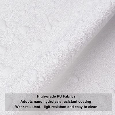 Gorgecraft 1 Sheet Rectangle PVC Leather Self-adhesive Fabric DIY-GF0004-20A-1