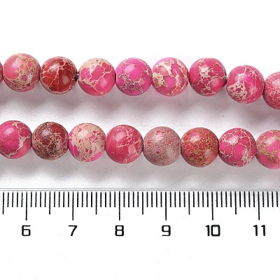 Dyed Natural Regalite/Imperial Jasper/Sea Sediment Jasper Beads Strands G-B124-C01-14-1