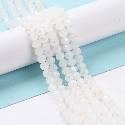 Electroplate Glass Beads Strands EGLA-A034-J10mm-L08-1