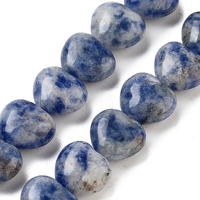 Natural Blue Spot Jasper Beads Strands G-B022-26C-1