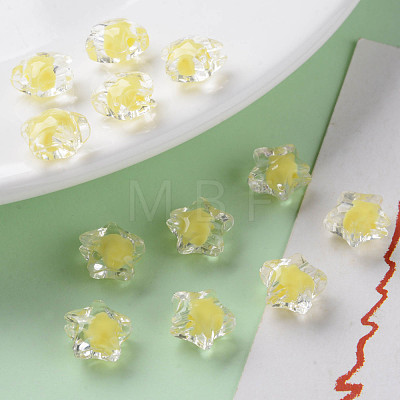 Transparent Acrylic Beads TACR-S152-01A-SS2105-1