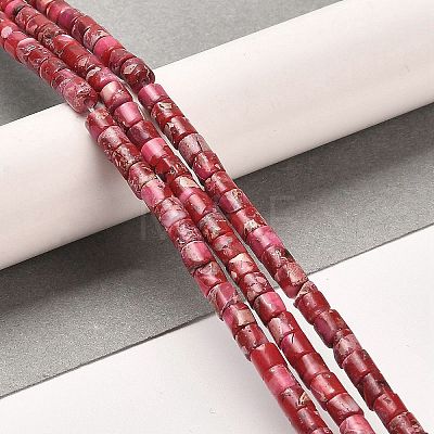 Synthetic Regalite/Imperial Jasper/Sea Sediment Jasper Beads Strands G-F765-E02-01-1