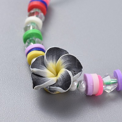 Adjustable Nylon Thread Kid Braided Beads Bracelets BJEW-JB04453-M-1