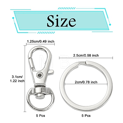 DIY Keychain Making Kit DIY-YW0007-67-1