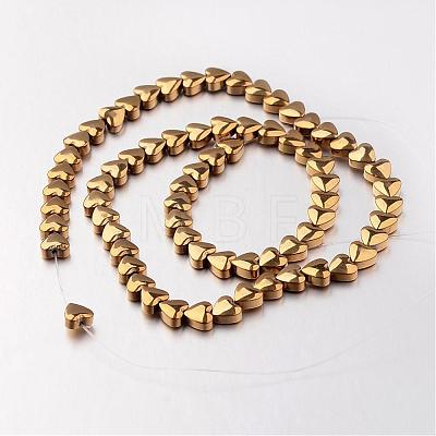 Electroplate Non-magnetic Synthetic Hematite Bead Strands G-F300-22A-03-1