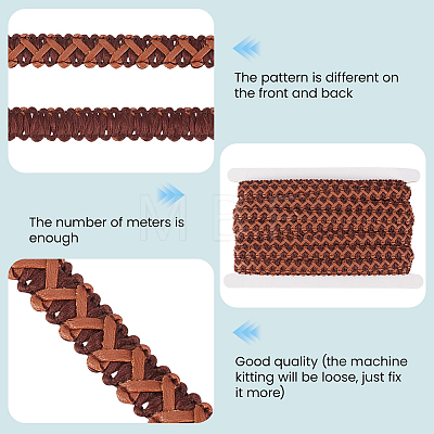 16.67 Yards Imitation Leather Ribbon OCOR-CY0004-87A-1