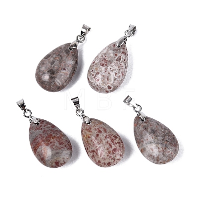 Natural Gemstone Pendants G-N362-03P-04-1