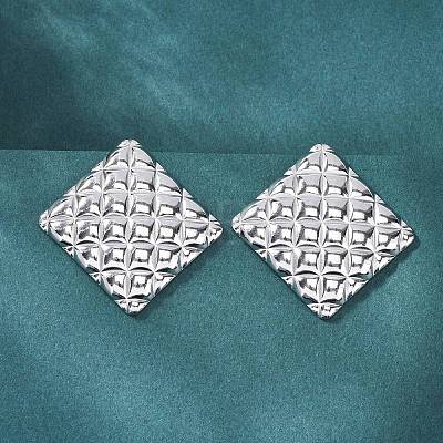 304 Stainless Steel Stud Earrings for Women EJEW-K306-08P-1