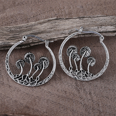Alloy Hoop Earrings FS-WG4BE07-01-1-1