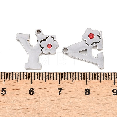 304 Stainless Steel Rhinestone Pendants Sets STAS-B123-03P-1
