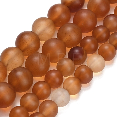 Natural Carnelian Beads Strands LS-G-L642-G01-8mm-1