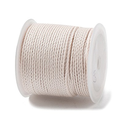 20M Polyester Braided Cord for Jewelry Making OCOR-G015-04A-12-1