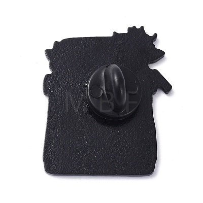 Alloy Enamel Typewriter Brooches JEWB-K004-31-1