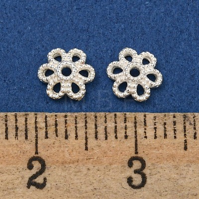 925 Sterling Silver Bead Caps STER-C007-04A-S-1