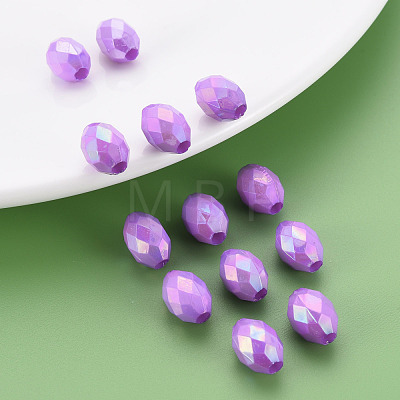 Opaque Acrylic Beads TACR-S153-32I-04-1