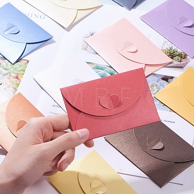 Retro Colored Pearl Blank Mini Paper Envelopes DIY-WH0041-A-M-1