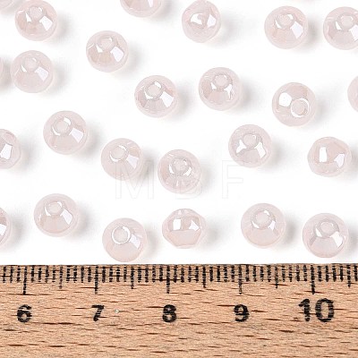 Opaque Colours Glass Seed Beads SEED-N007-34C-1