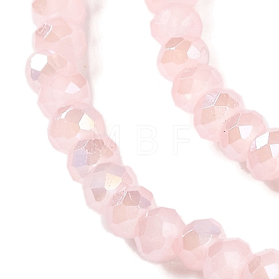 Baking Electroplate Glass Beads Strands DGLA-A039-J4mm-B14-1