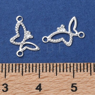 Brass Filigree Connector Charms KK-F880-01S-1