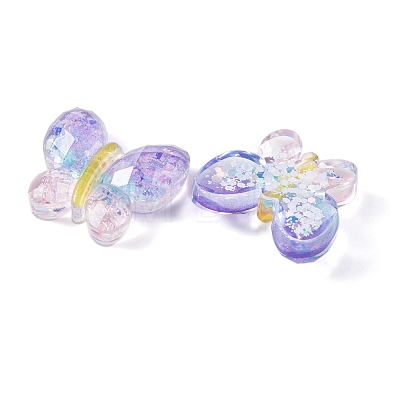 Transparent Epoxy Resin Butterfly Decoden Cabochons CRES-M034-02A-1