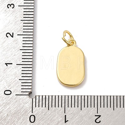 Brass Enamel Pendants KK-Q098-29G-B-1