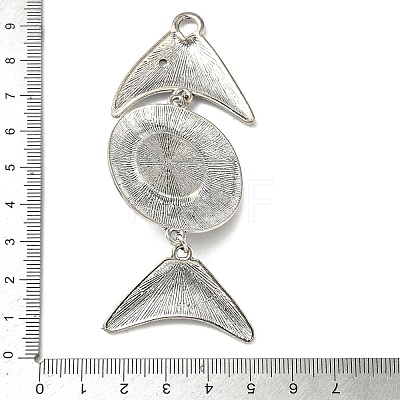 Tibetan Style Alloy Big Pendants FIND-D037-04AS-1