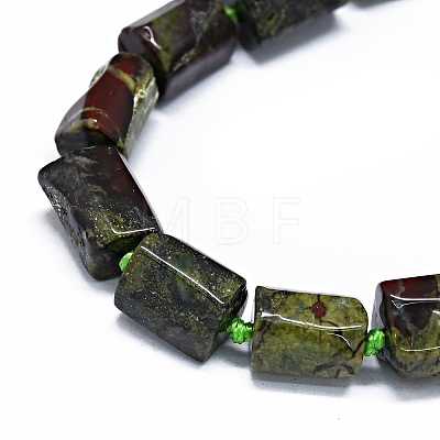 Natural Dragon Blood Beads Strands G-O170-104-1