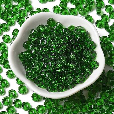 Transparent Colours Glass Seed Beads X-SEED-E001-T3x6mm-01-1