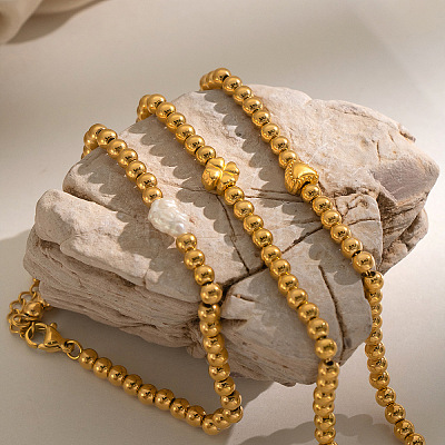 304 Stainless Steel Ball Chain Bracelets YV9832-1