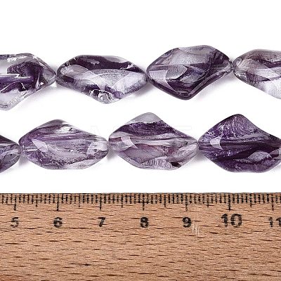 Handmade Lampwork Beads Strands LA-N046-02D-1