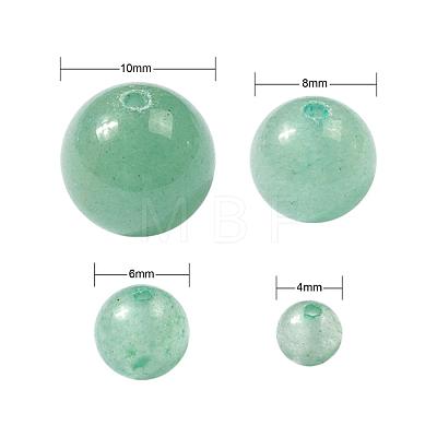 340Pcs 4 Sizes Natural Green Aventurine Beads G-LS0001-23-1