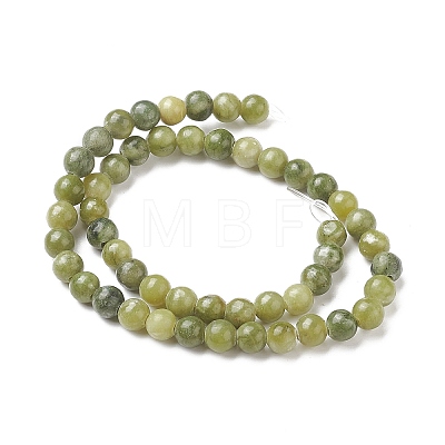 Natural Xinyi Jade/Chinese Southern Jade Beads Strands G-K287-20-8mm-1