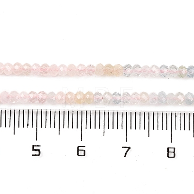 Natural Morganite Beads Strands LS-G-F770-D04-02-1