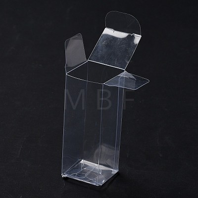 Rectangle Transparent Plastic PVC Box Gift Packaging CON-F013-01A-1