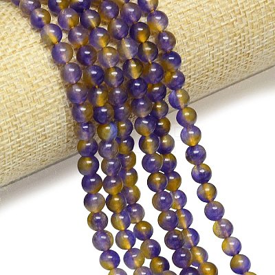 Natural Malaysia Jade Beads Strands G-B165-C04-4mm-1