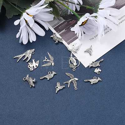 Tibetan Style Alloy Pendants TIBEP-MSMC021-05AS-1