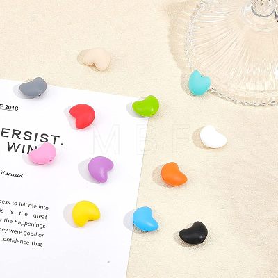 48Pcs 12 Colors Food Grade Eco-Friendly Silicone Beads SIL-CA0001-43-1